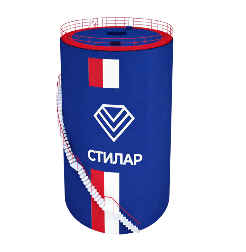 Цельносварной резервуар РВС для пожарного резервуара 10 м³ от завода-производителя